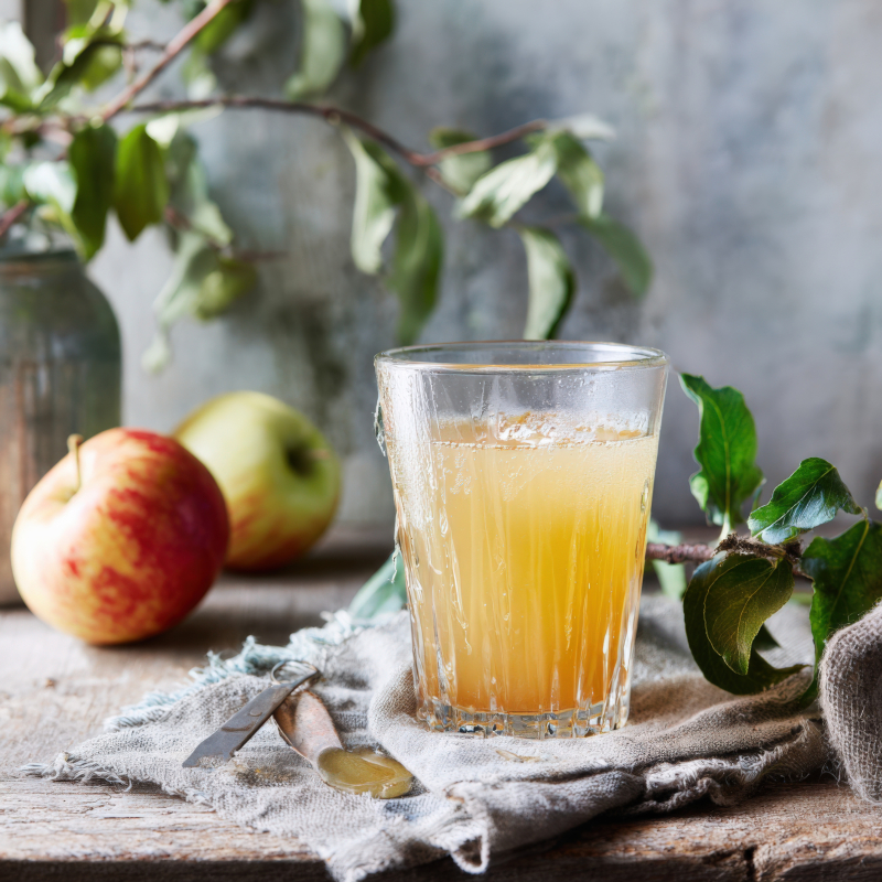 Rustic Apple Cider with Fresh Apples