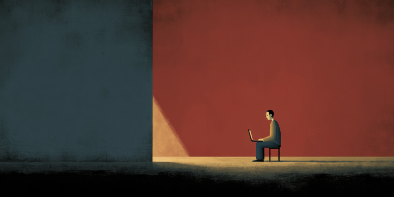 Social Media Editorial Concept Art