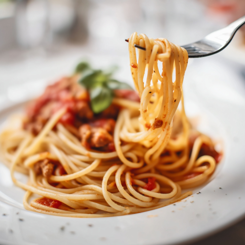 Italian Pasta Dish with Tomato Sauce
