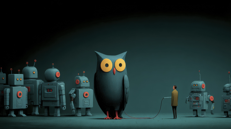 AI and Future Technology Editorial Concept