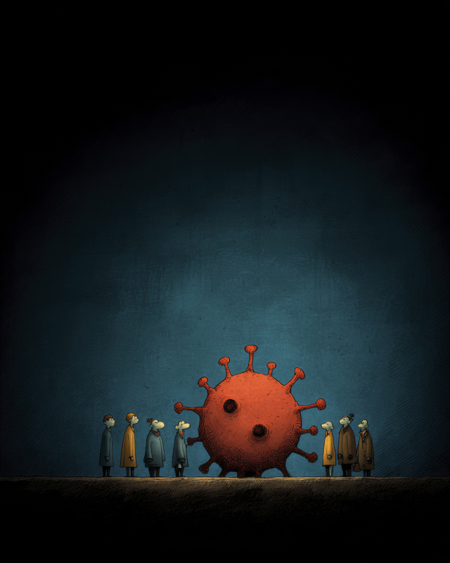 Health and Fitness Conceptual Illustration