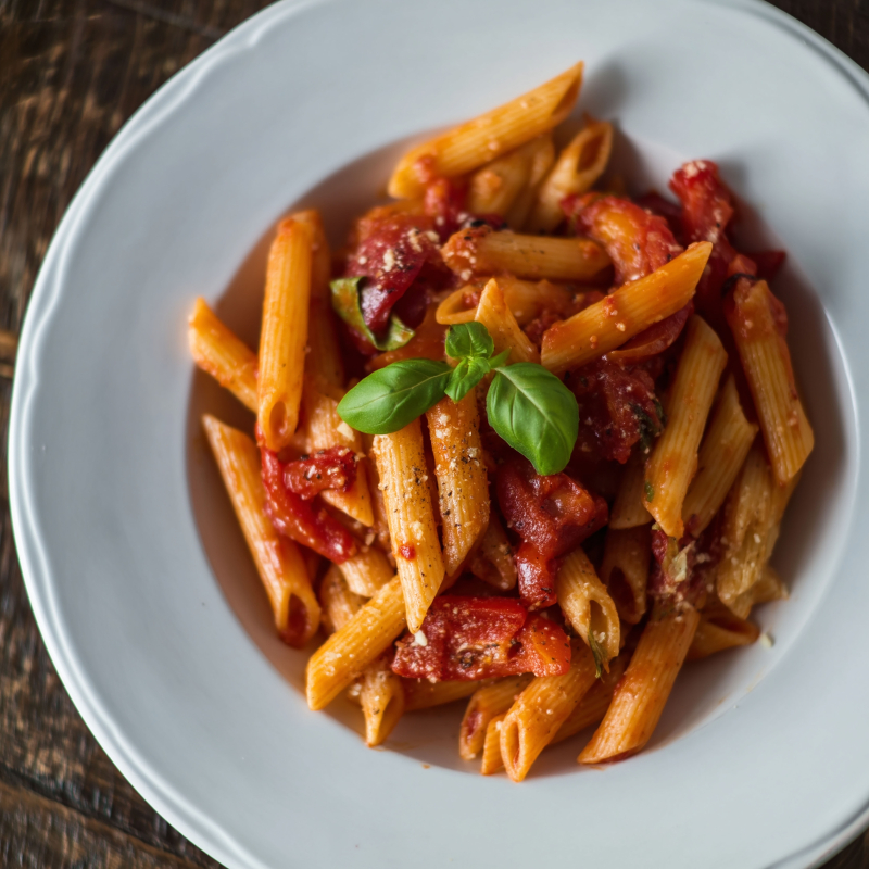 Authentic Italian Penne Pasta Dish
